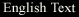 English text